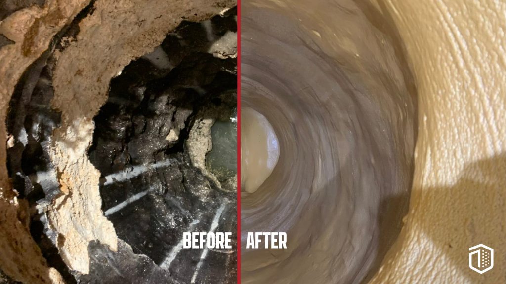 Before After Manhole